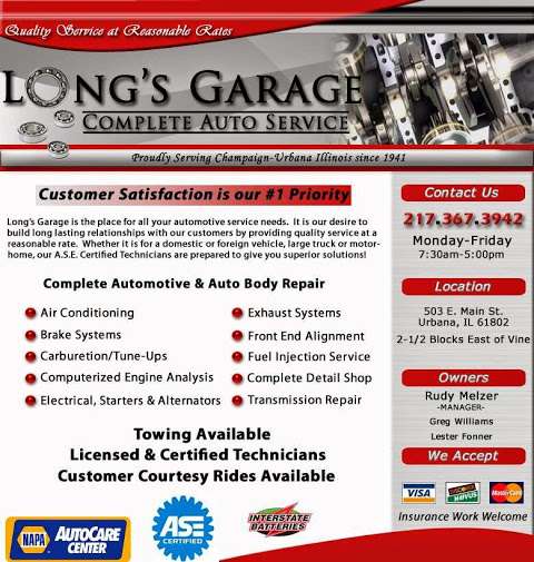 Long's Garage Complete Auto Service